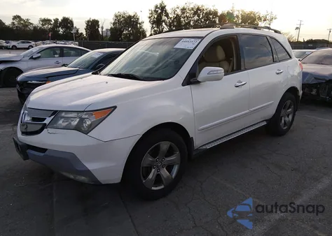 2007 Acura Mdx Sport Package из США, поврежденный, VIN 2HNYD28897H546941
